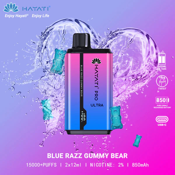 Hayati Pro Max 15000 Puffs Disposable Vape – Original, 2% Nic, Free UAE Delivery - Vape Escape UAE
