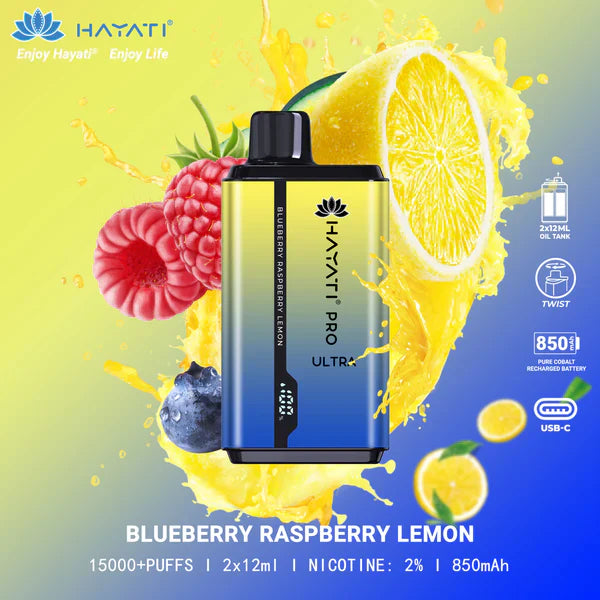 Hayati Pro Max 15000 Puffs Disposable Vape – Original, 2% Nic, Free UAE Delivery - Vape Escape UAE
