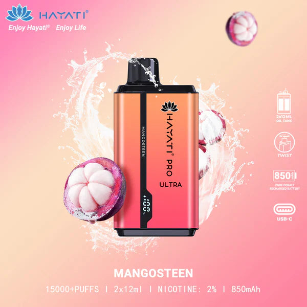 Hayati Pro Max 15000 Puffs Disposable Vape – Original, 2% Nic, Free UAE Delivery - Vape Escape UAE