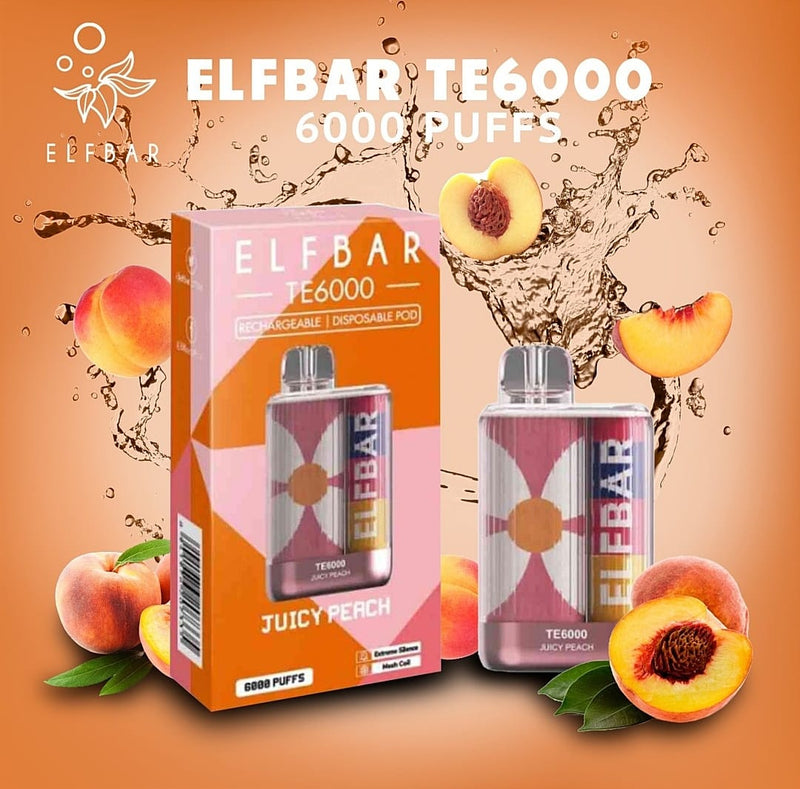 ELF BAR TE6000 DISPOSABLE VAPE IN DUBAI - Vape Escape UAE