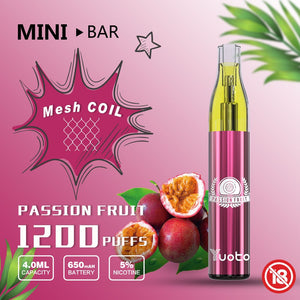 YUOTO Mini Bar Disposable 1200Puffs - Vape Escape UAE