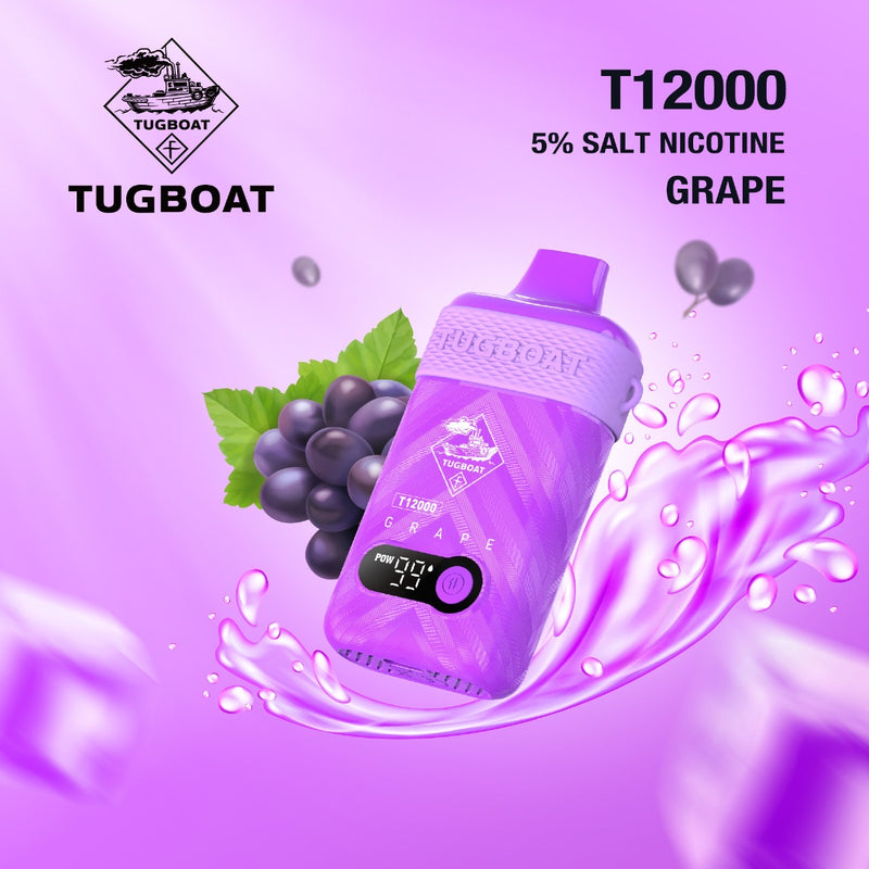 Tugboat T12000puffs 50mg - Vape Escape UAE