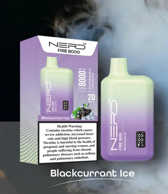NERD™ FIRE 8000 PUFFS In Dubai, UAE. - Vape Escape UAE