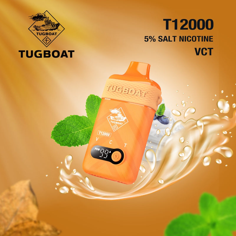 Tugboat T12000puffs 50mg - Vape Escape UAE