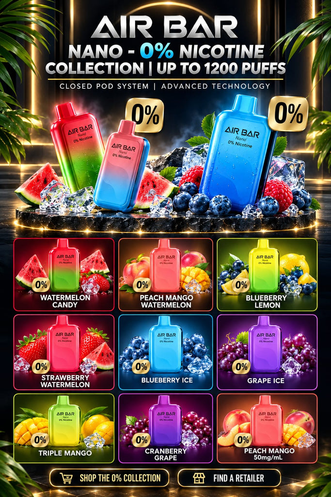 Air Bar Nano 0% Nicotine Closed Pod System Dubai