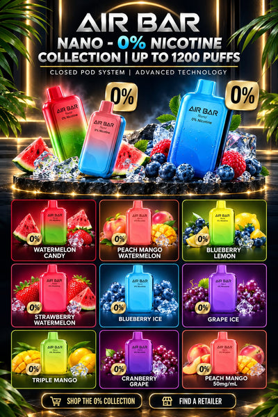 Air Bar Nano 0% Nicotine Closed Pod System Dubai
