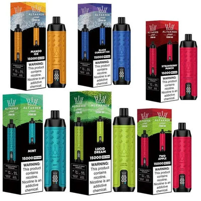 Al Fakher Crown Bar 15000 or 15K Puffs Pro Max 50MG in Dubai. - Vape Escape UAE
