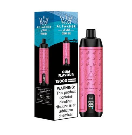 Al Fakher Crown Bar 15000 or 15K Puffs Pro Max 50MG in Dubai. - Vape Escape UAE