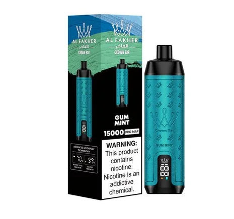 Al Fakher Crown Bar 15000 or 15K Puffs Pro Max 50MG in Dubai. - Vape Escape UAE