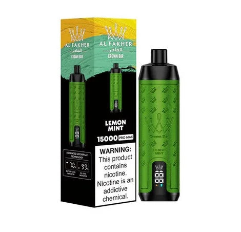 Al Fakher Crown Bar 15000 or 15K Puffs Pro Max 50MG in Dubai. - Vape Escape UAE