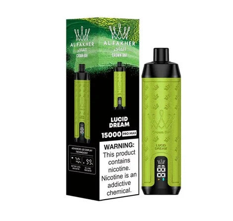 Al Fakher Crown Bar 15000 or 15K Puffs Pro Max 50MG in Dubai. - Vape Escape UAE