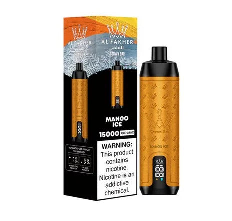 Al Fakher Crown Bar 15000 or 15K Puffs Pro Max 50MG in Dubai. - Vape Escape UAE
