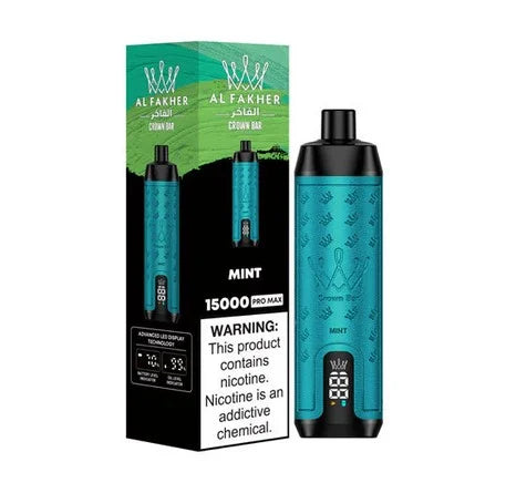 Al Fakher Crown Bar 15000 or 15K Puffs Pro Max 50MG in Dubai. - Vape Escape UAE
