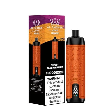 Al Fakher Crown Bar 15000 or 15K Puffs Pro Max 50MG in Dubai. - Vape Escape UAE