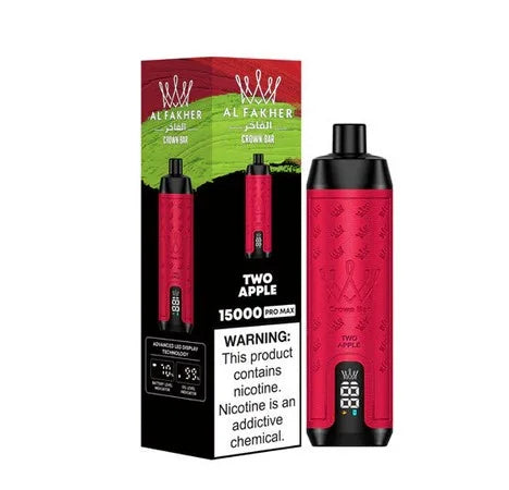 Al Fakher Crown Bar 15000 or 15K Puffs Pro Max 50MG in Dubai. - Vape Escape UAE