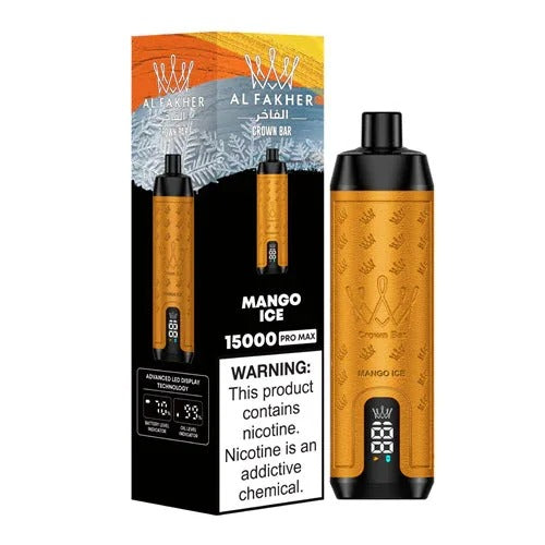 Al Fakher Crown Bar Pro Max 15000 Puffs Disposable Vape in Dubai UAE