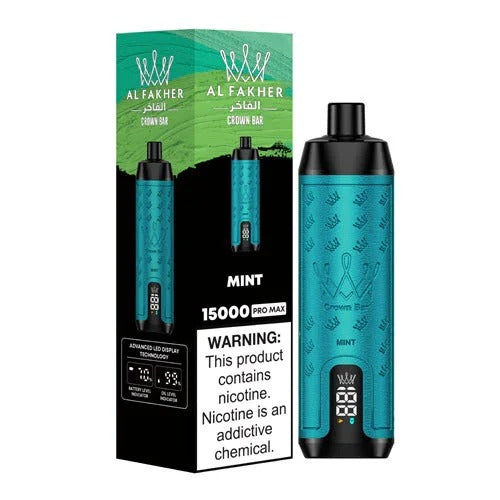 Al Fakher Crown Bar Pro Max 15000 Puffs Disposable Vape in Dubai UAE