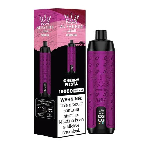 Al Fakher Crown Bar Pro Max 15000 Puffs Disposable Vape in Dubai UAE