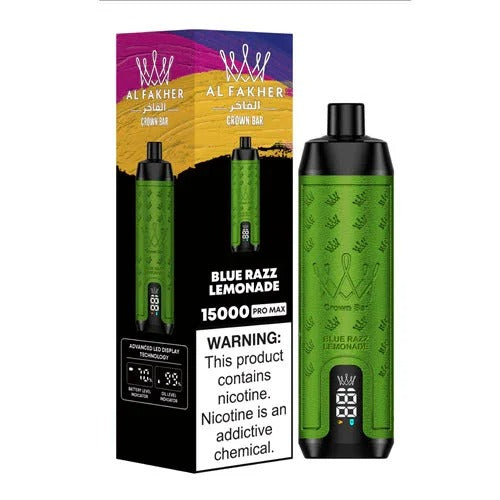 Al Fakher Crown Bar Pro Max 15000 Puffs Disposable Vape in Dubai UAE