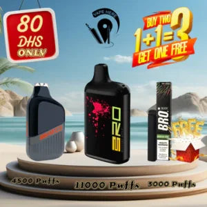 BUY 2 GET 1 FREE - BRO DISPOSABLE VAPE - Vape Escape UAE