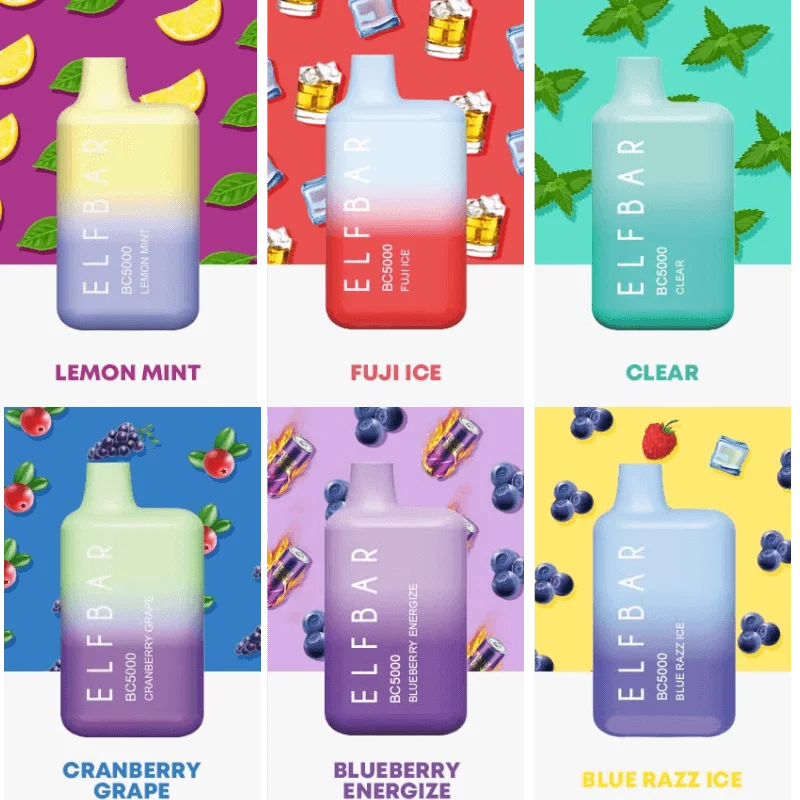 Elf Bar 5000 Puffs  Ice King/ Elf Bar BC 5000 Puffs bundle offer in Dubai