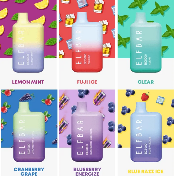 Elf Bar 5000 Puffs  Ice King/ Elf Bar BC 5000 Puffs bundle offer in Dubai