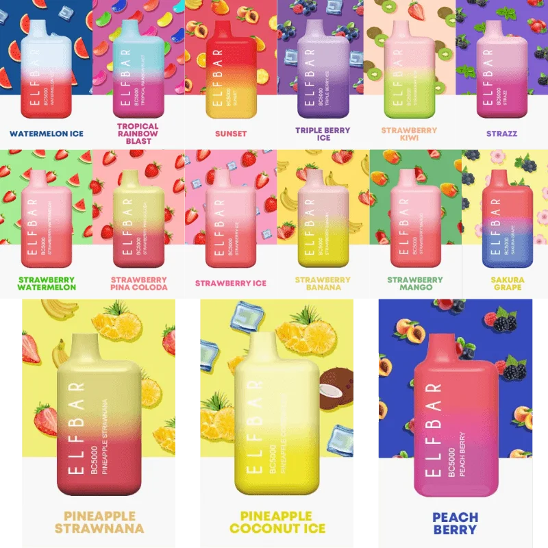 Elf Bar 5000 Puffs  Ice King/ Elf Bar BC 5000 Puffs bundle offer in Dubai