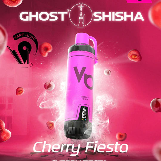GHOST SHISHA 15000 PUFFS DISPOSABLE VAPE 5mg by Vapes Bar - Vape Escape UAE
