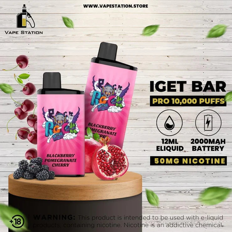 IGET BAR PRO 10000 Puffs – Buy Disposable Vape in Dubai | Vape Escape UAE