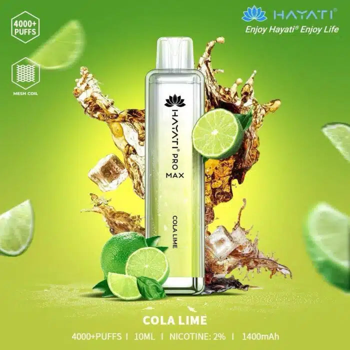 Hayati Pro Max 4000 Disposable Vape 4000 Puffs in Dubai - Vape Escape UAE