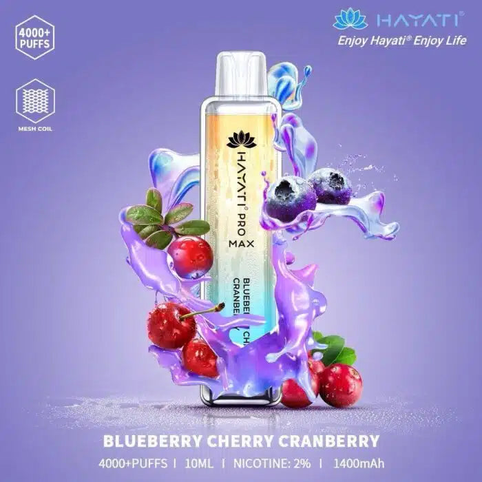 Hayati Pro Max 4000 Disposable Vape 4000 Puffs in Dubai - Vape Escape UAE
