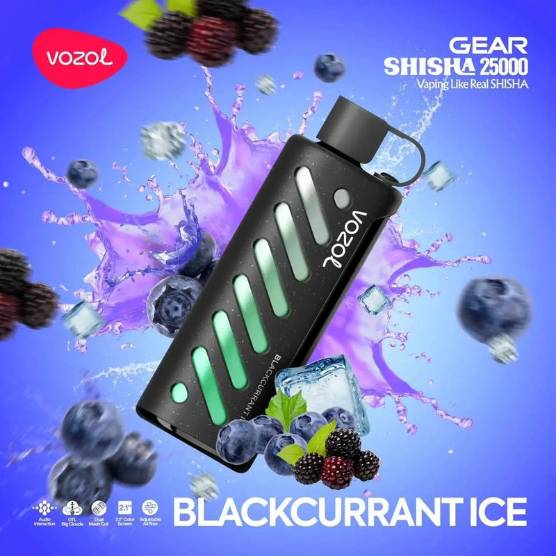 VOZOL GEAR SHISHA 25000 - Vape Escape UAE