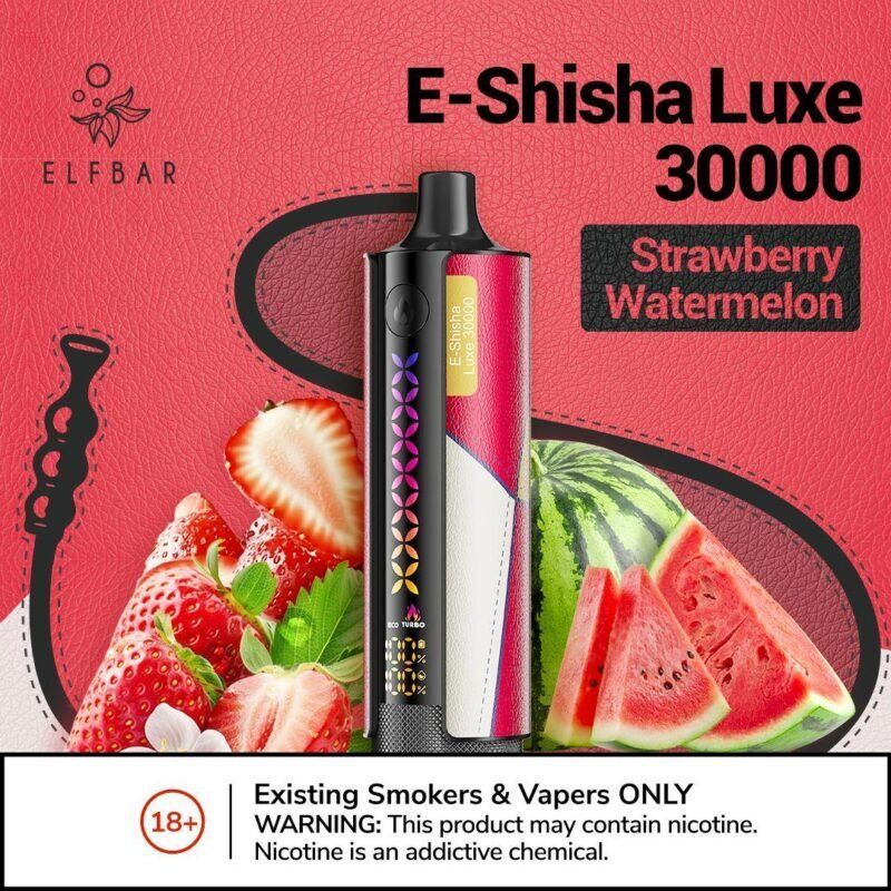 New ELFBAR E-Shisha Luxe 30000 Puffs Disposable in Duabi, UAE. - Vape Escape UAE