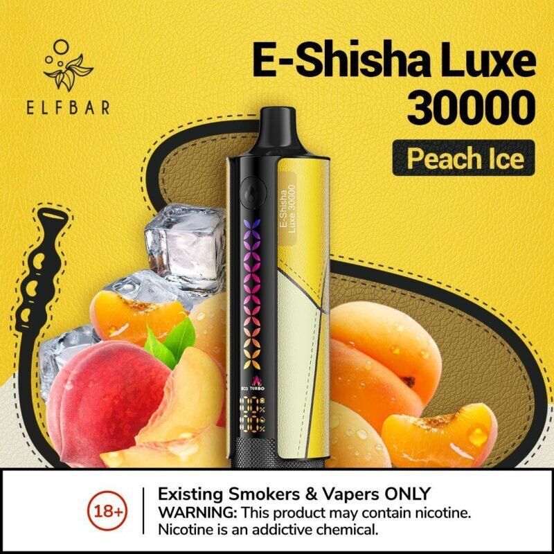 New ELFBAR E-Shisha Luxe 30000 Puffs Disposable in Duabi, UAE. - Vape Escape UAE