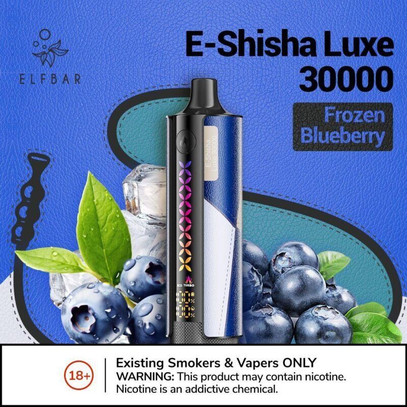 New ELFBAR E-Shisha Luxe 30000 Puffs Disposable in Duabi, UAE. - Vape Escape UAE
