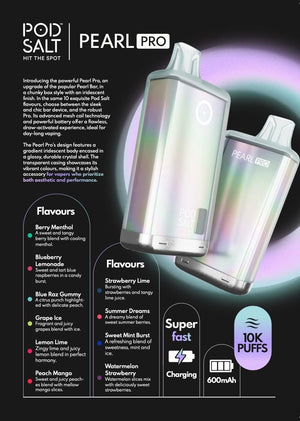 Pod salt pearl pro 10k puffs