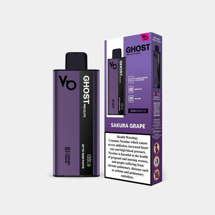 Vapes Bars Ghost Pro 2% nicotine 7000 Puff Disposable in Dubai - Vape Escape UAE