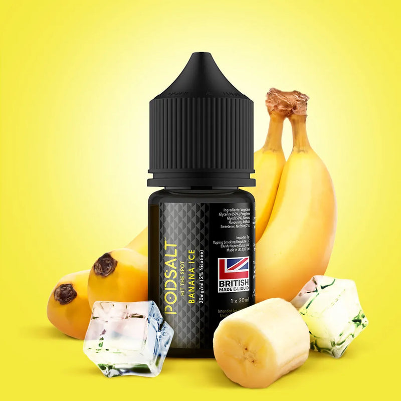 Pod Salt Core Banana Ice-20mg/ml-30ml In Dubai. - Vape Escape UAE
