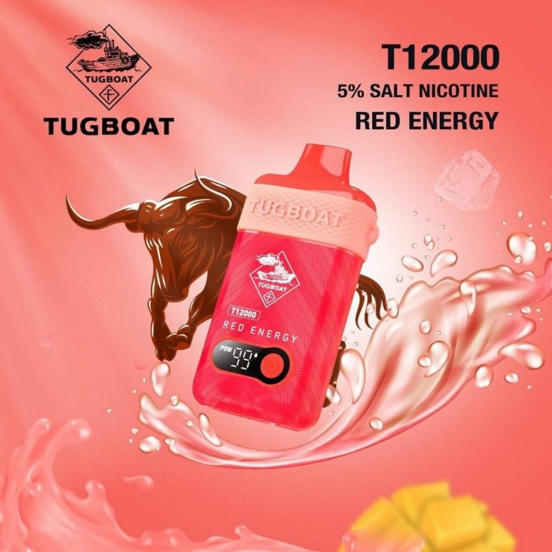 Tugboat T12000 12000 Puffs Disposable Vape - Vape Escape UAE