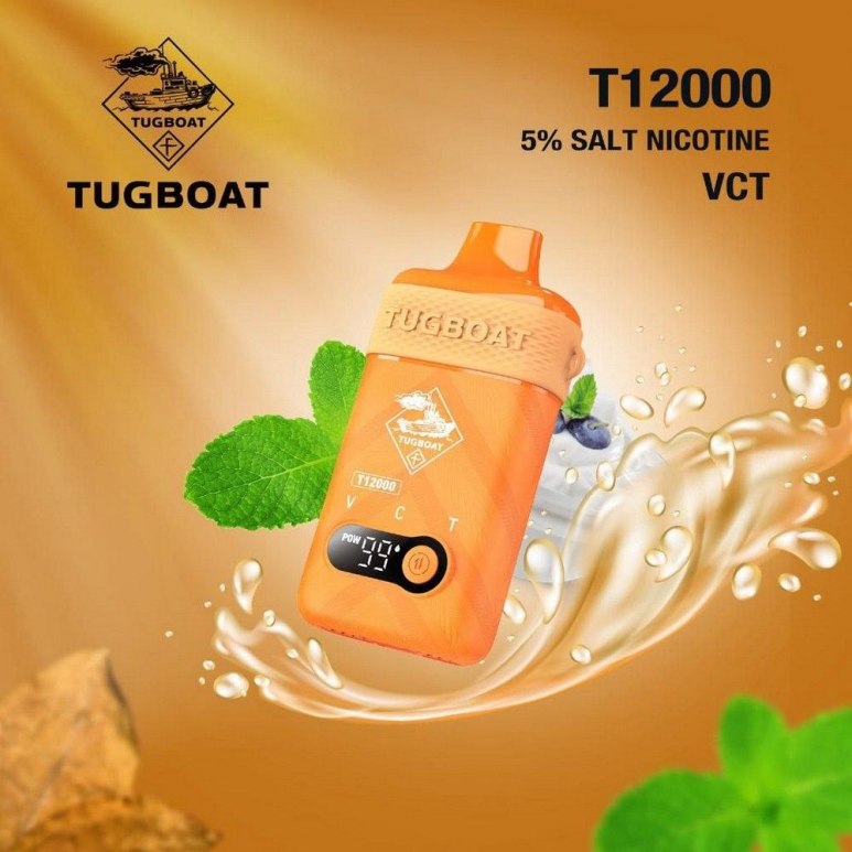 Tugboat T12000 12000 Puffs Disposable Vape - Vape Escape UAE