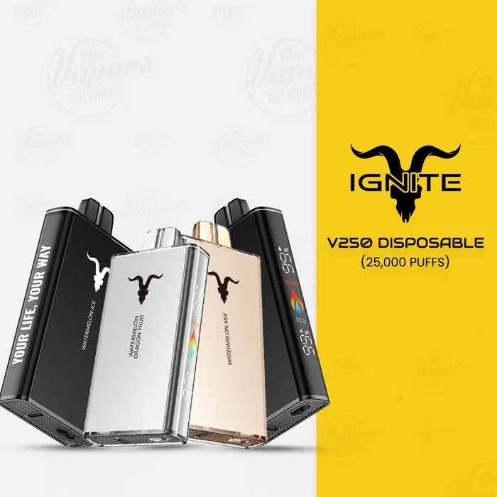 Ignite V250 25 000 Puffs Disposable Vape – 5% Nic, Rechargeable, Dubai, UAE