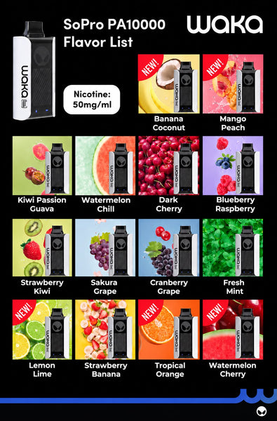 WAKA SoPro PA10000 —  ALl Flavours
