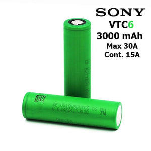 Sony VTC6 18650 3000mAh 3.7v Rechargeable Battery for Vape - Vape Escape UAE