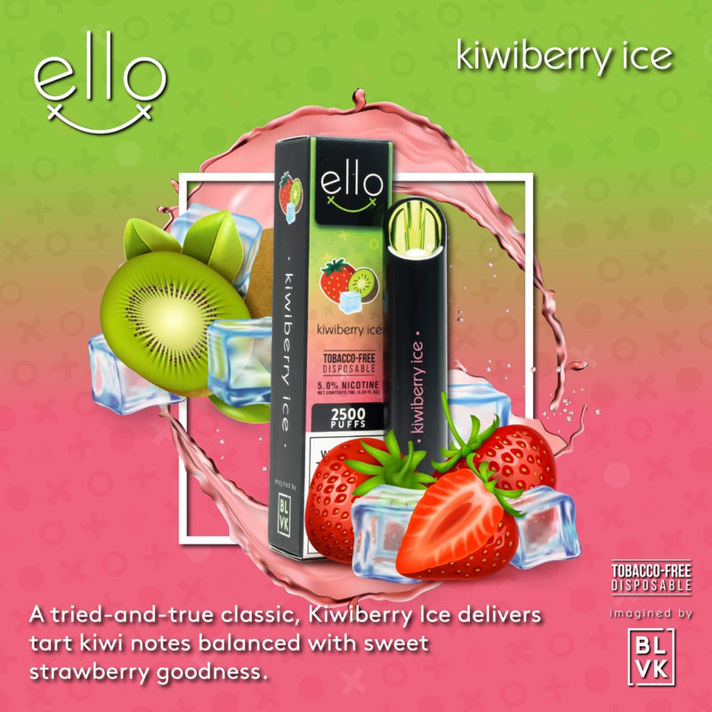 BLVK Ello Disposable 2500Puffs - Vape Escape UAE