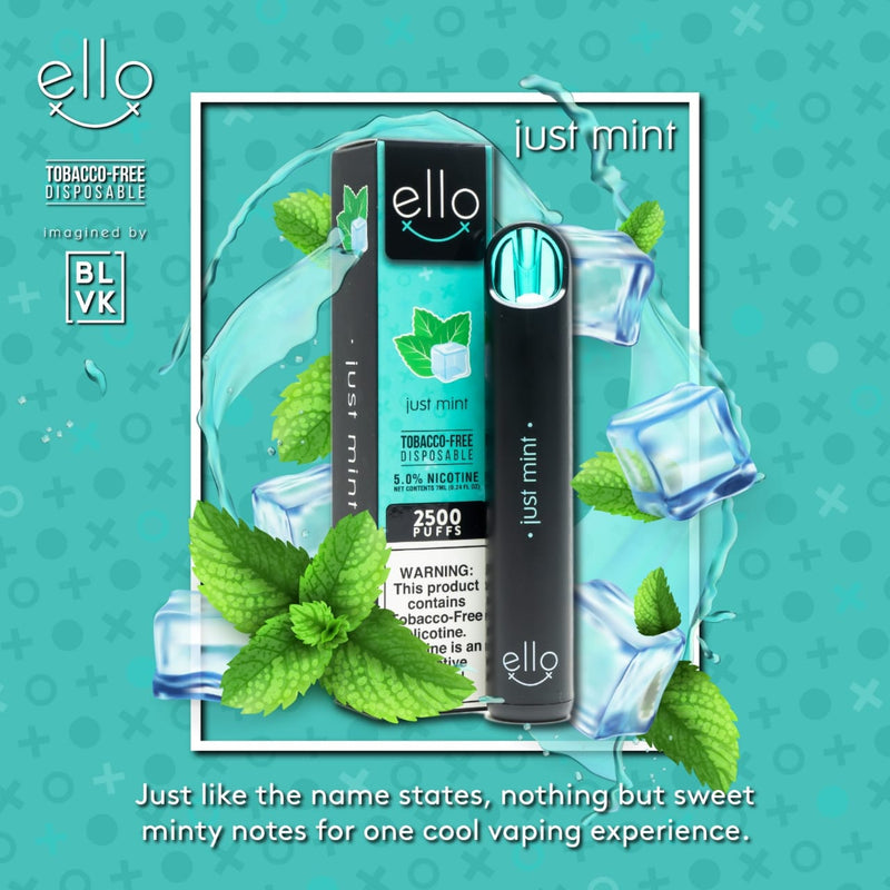BLVK Ello Disposable 2500Puffs - Vape Escape UAE
