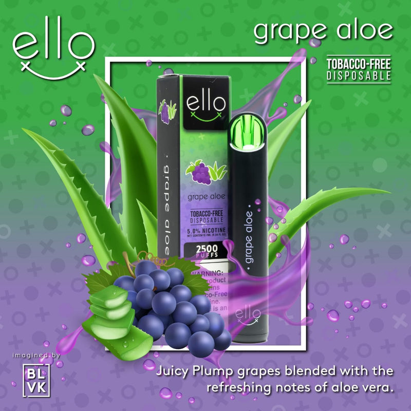 BLVK Ello Disposable 2500Puffs - Vape Escape UAE