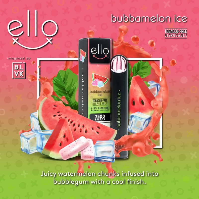 BLVK Ello Disposable 2500Puffs - Vape Escape UAE