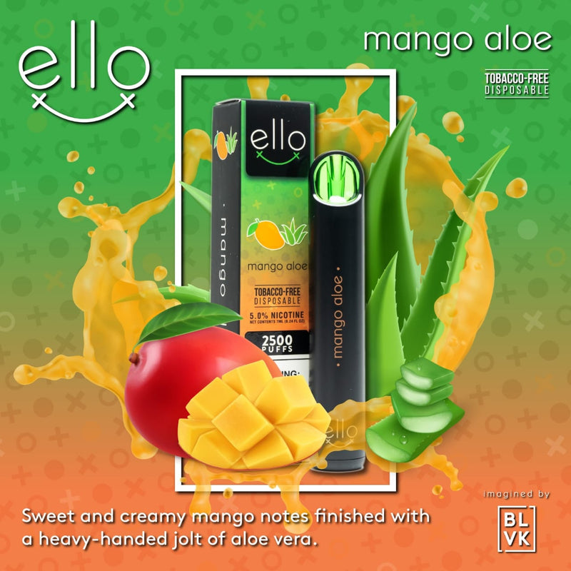 BLVK Ello Disposable 2500Puffs - Vape Escape UAE