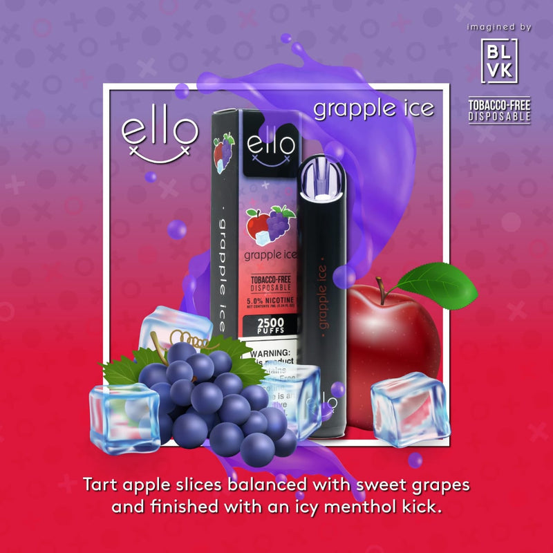 BLVK Ello Disposable 2500Puffs - Vape Escape UAE