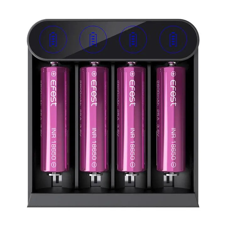 Efest SLIM K4 4 Channel Battery Charger - Vape Escape UAE
